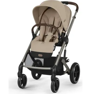 Прогулянкова коляска Cybex Balios S Lux 2025 TPE Almond Beige