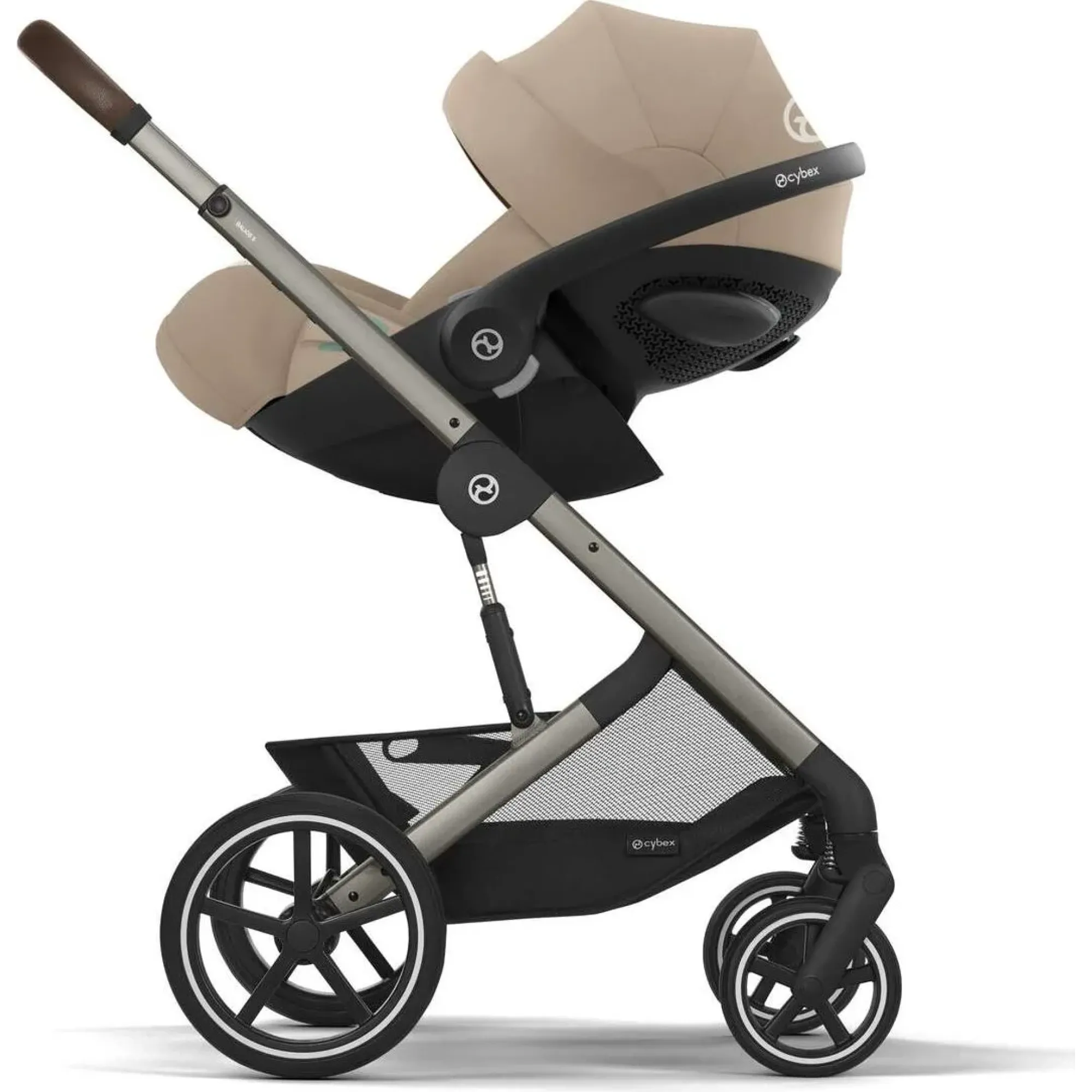 Коляска 2в1 Cybex Balios S Lux 2025 TPE Almond Beige