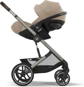 Коляска 2в1 Cybex Balios S Lux 2025 TPE Almond Beige