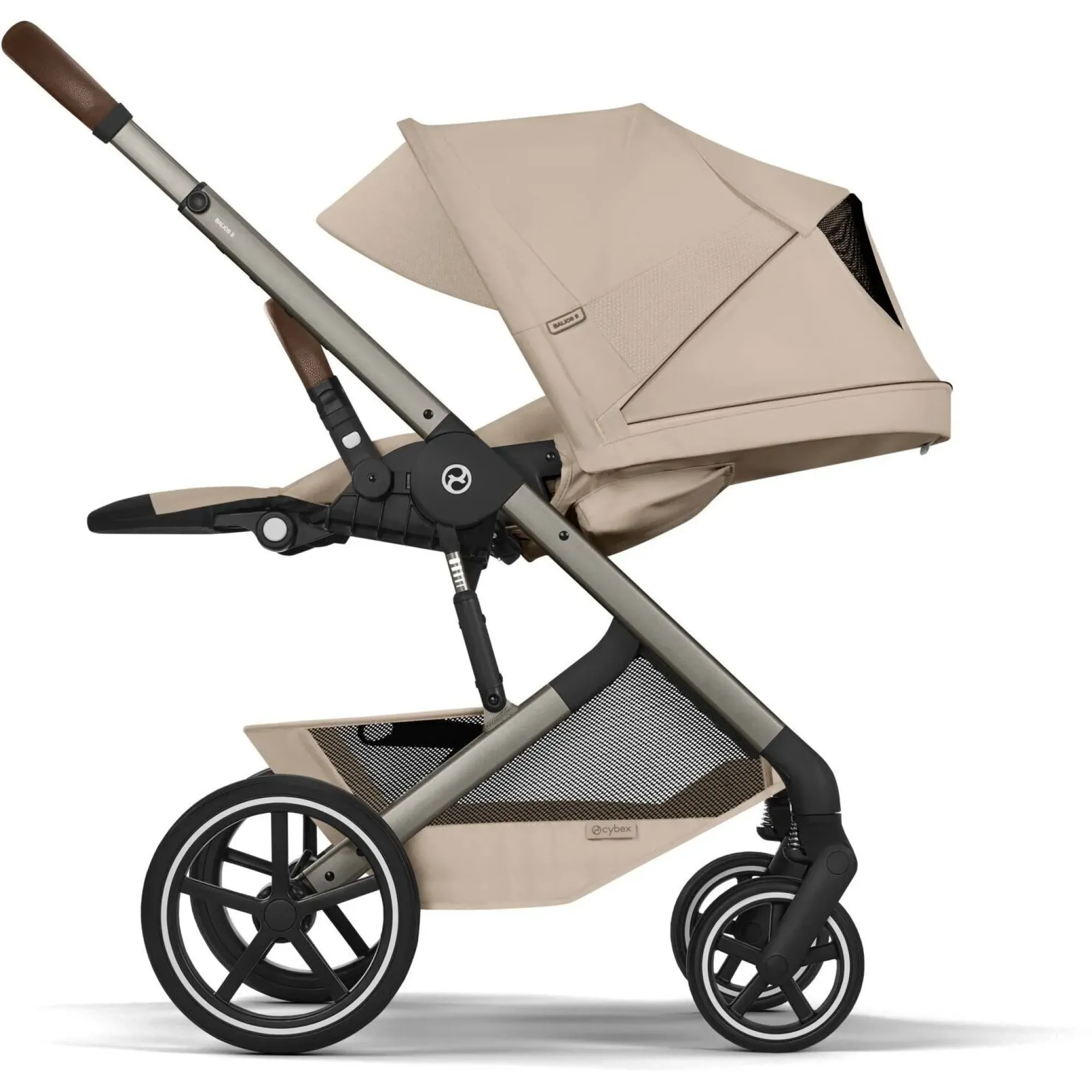 Прогулянкова коляска Cybex Balios S Lux 2026 TPE Almond Beige