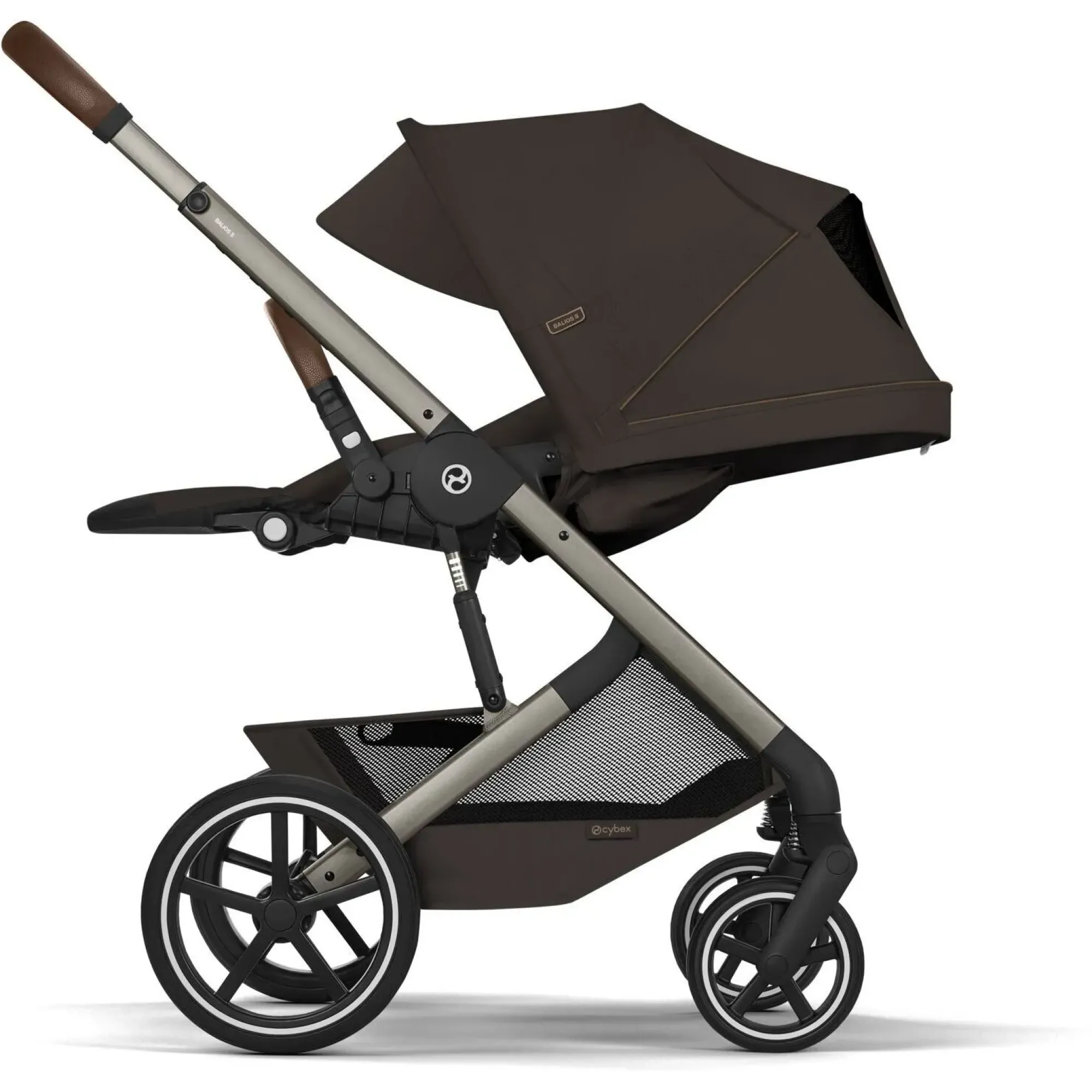 Прогулянкова коляска Cybex Balios S Lux 2026 TPE Chocolate Brown