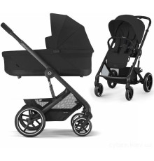 Коляска 2в1 Cybex Balios S Lux 2025 BLK Moon Black
