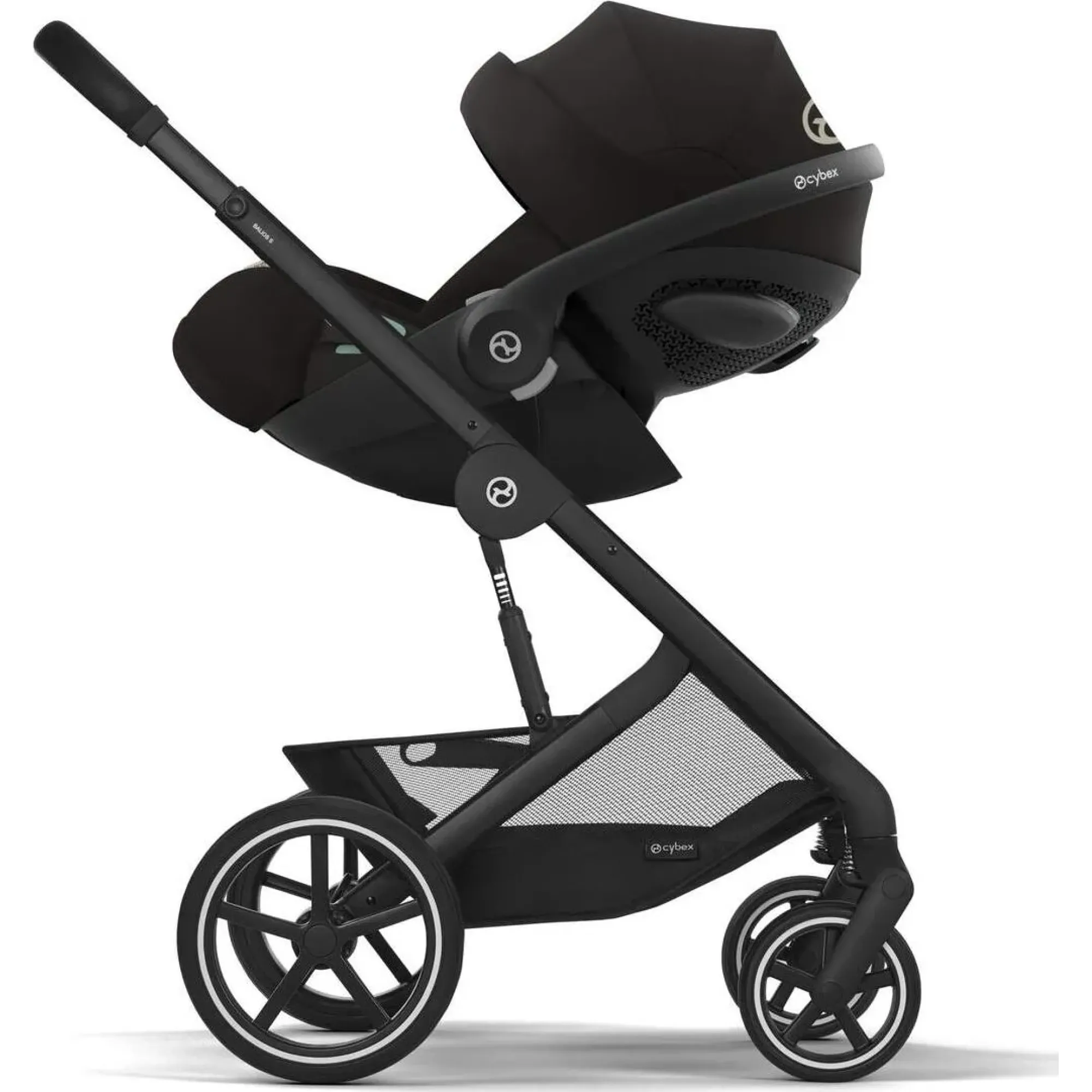Коляска 2в1 Cybex Balios S Lux 2025 BLK Moon Black
