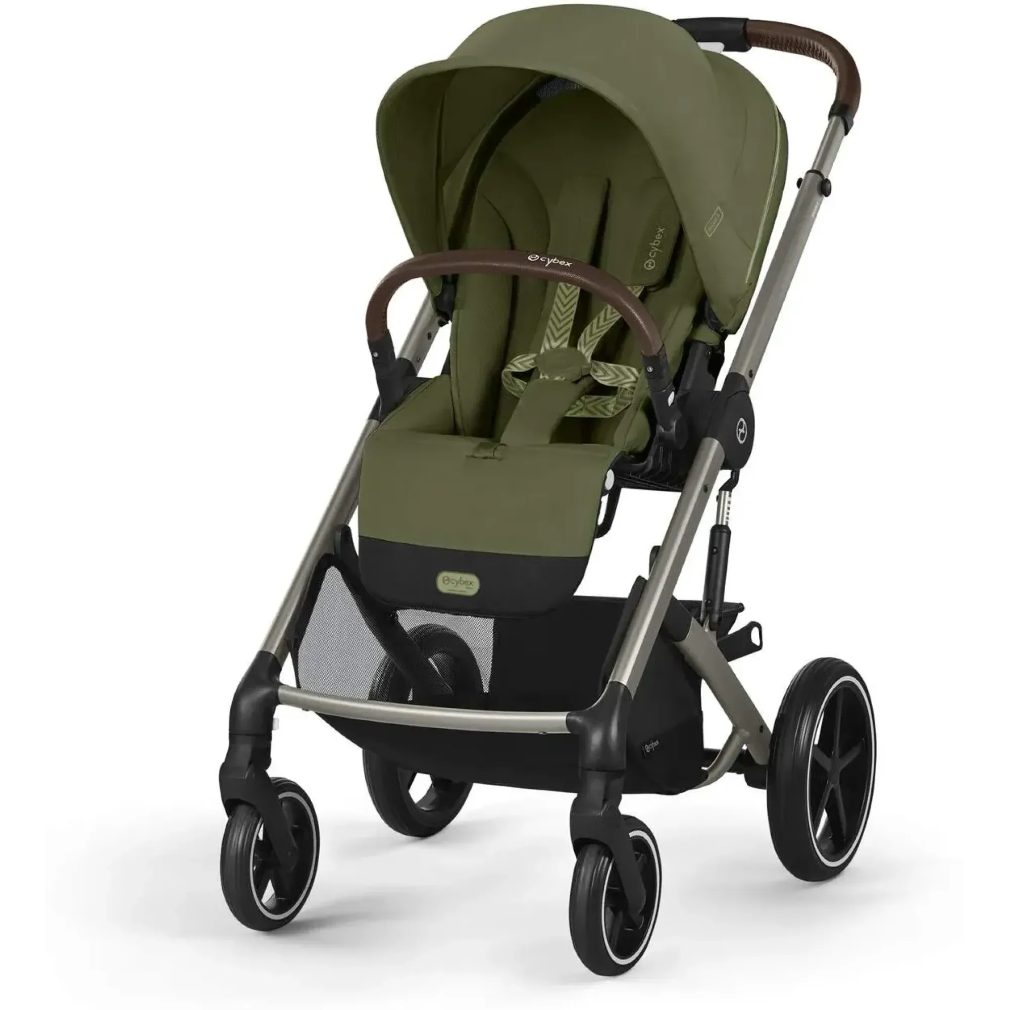 Коляска 2в1 Cybex Balios S Lux 2025 TPE Moss Green
