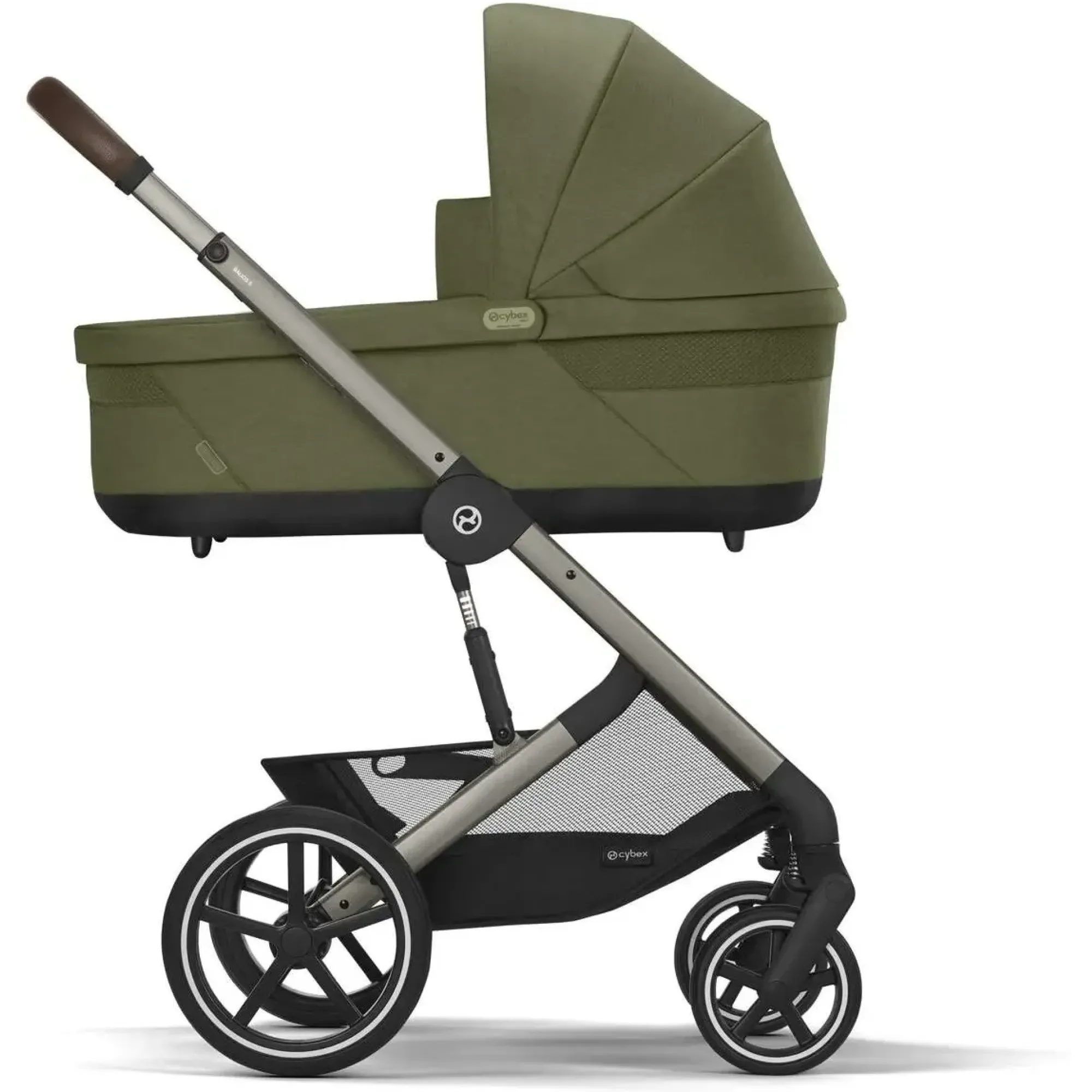 Коляска 2в1 Cybex Balios S Lux 2025 TPE Moss Green