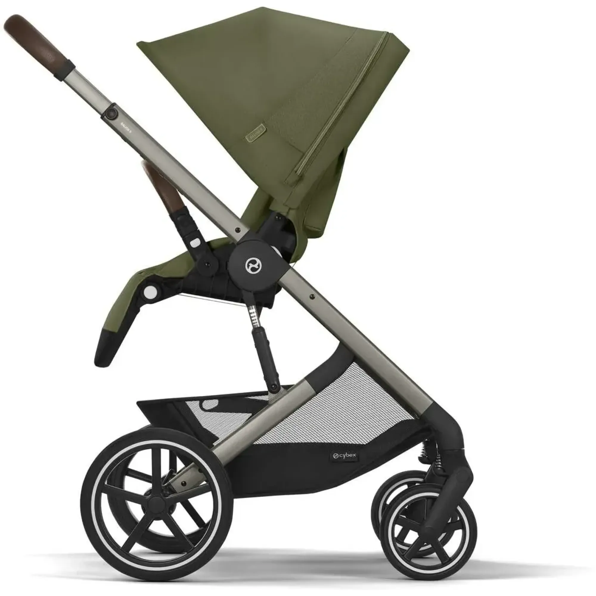 Коляска 2в1 Cybex Balios S Lux 2025 TPE Moss Green