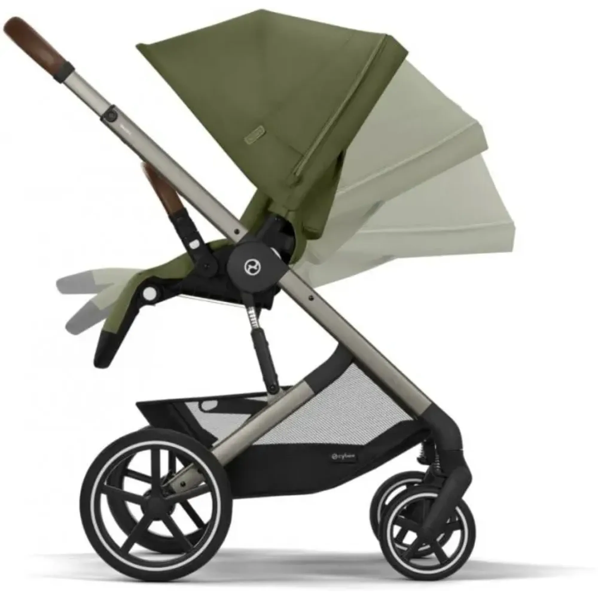Коляска 2в1 Cybex Balios S Lux 2025 TPE Moss Green