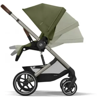 Коляска 2в1 Cybex Balios S Lux 2025 TPE Moss Green