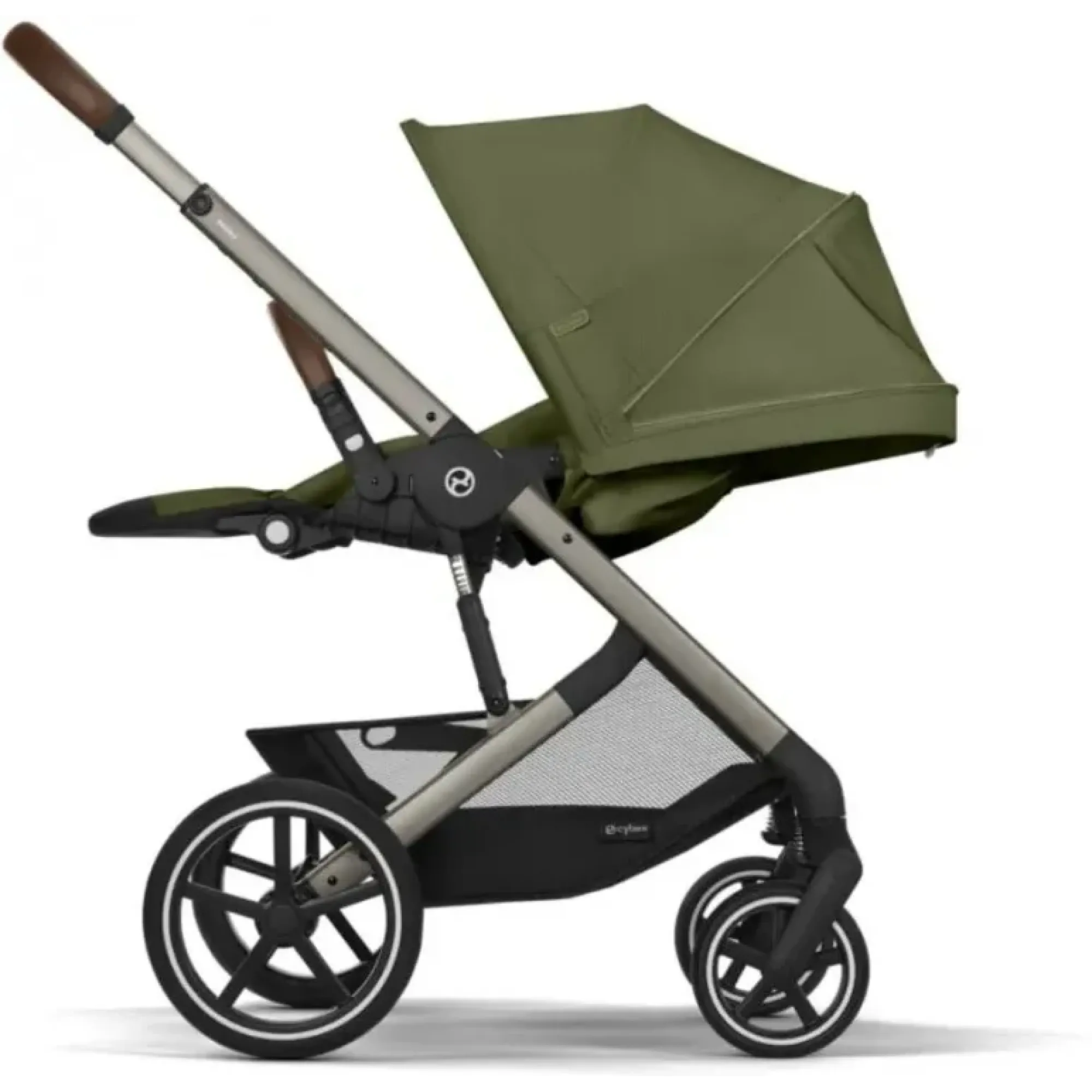 Коляска 2в1 Cybex Balios S Lux 2025 TPE Moss Green