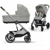 Коляска 2в1 Cybex Balios S Lux 2025 SLV Stone Grey