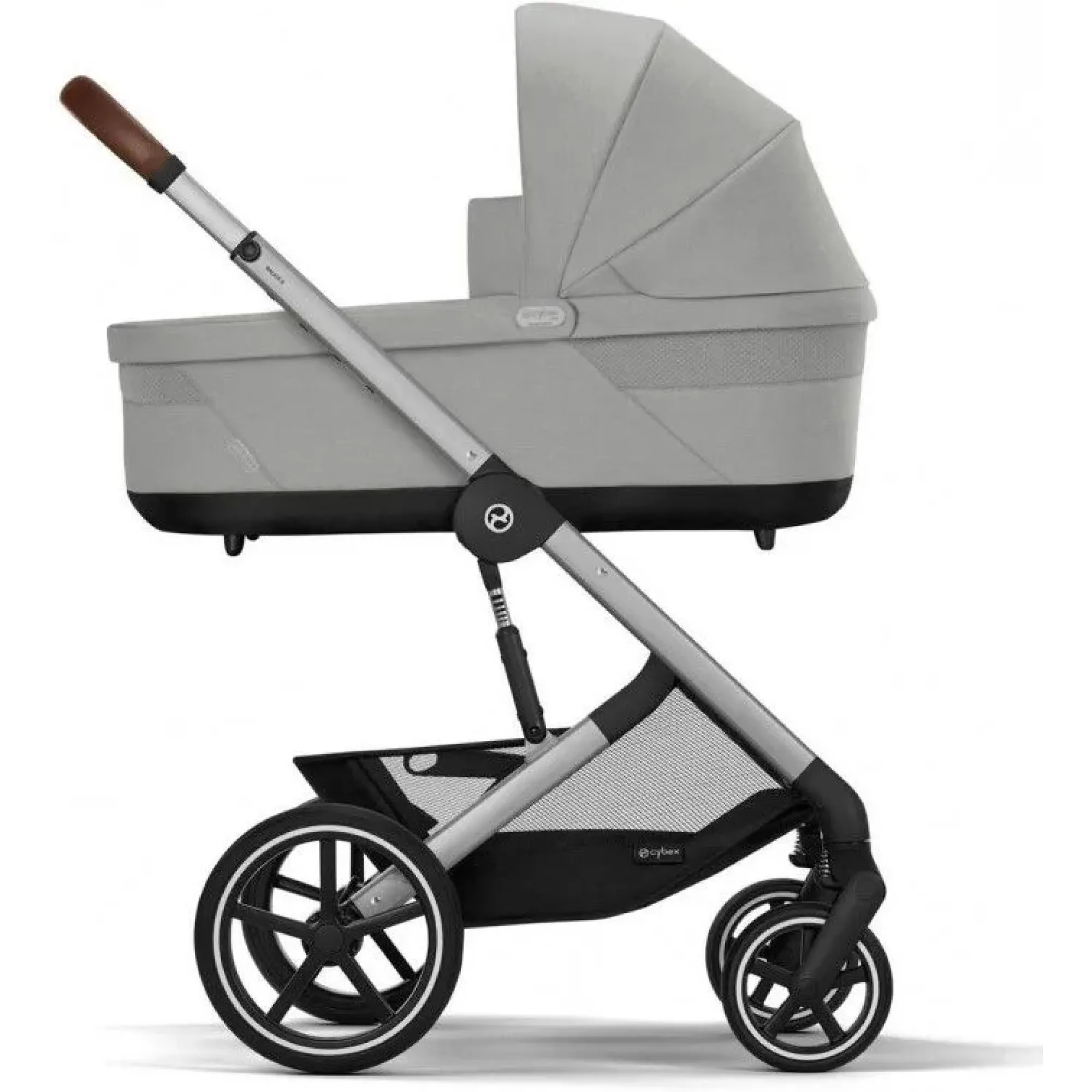 Коляска 2в1 Cybex Balios S Lux 2025 SLV Stone Grey