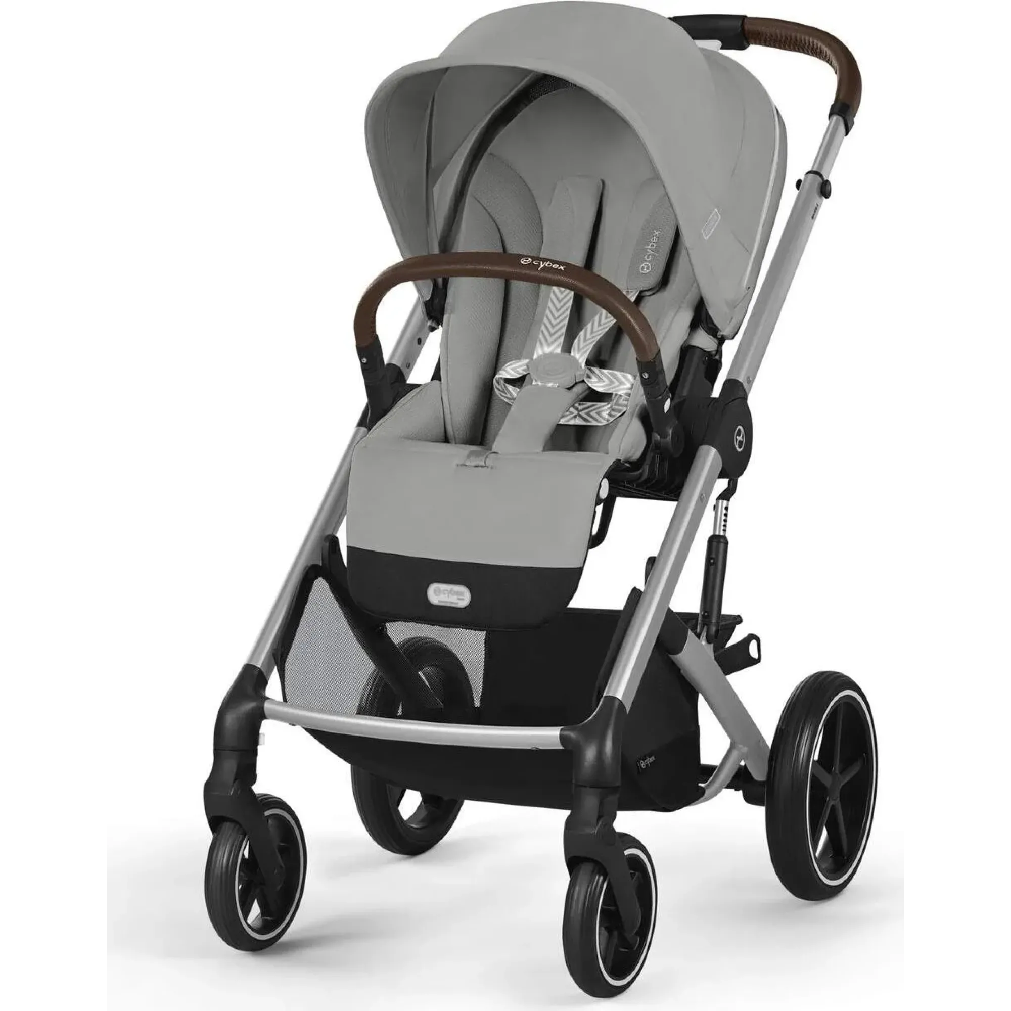 Коляска 2в1 Cybex Balios S Lux 2025 SLV Stone Grey