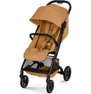 Прогулянкова коляска Cybex Beezy Cinnamon Yellow (з бампером)