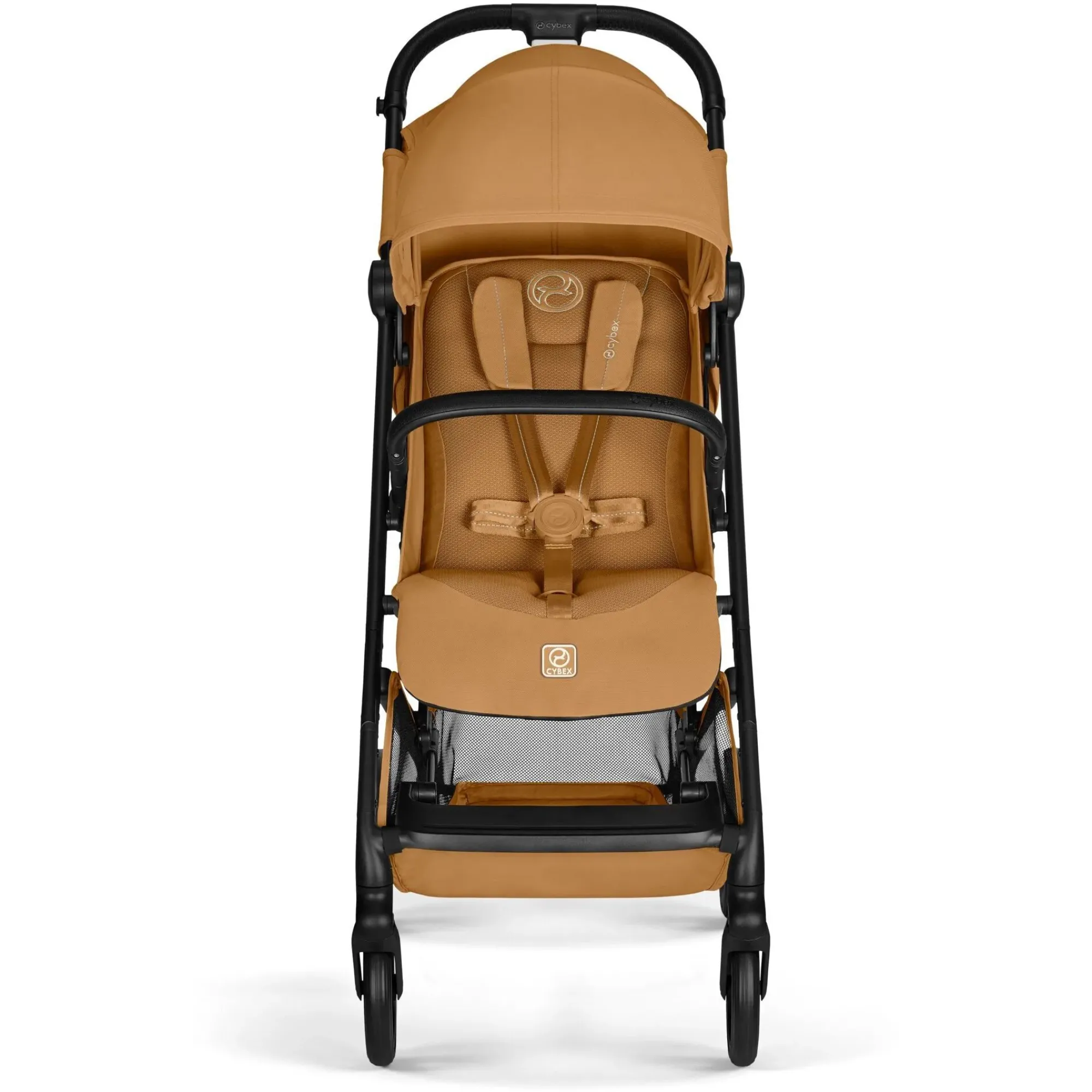 Прогулянкова коляска Cybex Beezy Cinnamon Yellow (з бампером)