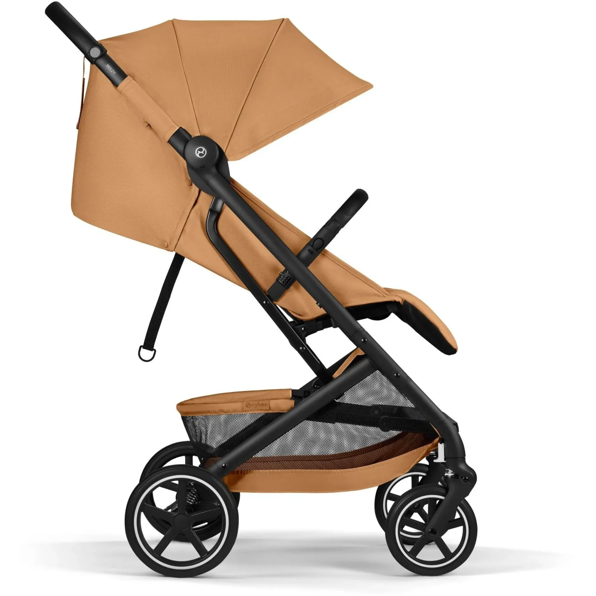 Прогулянкова коляска Cybex Beezy Cinnamon Yellow (з бампером)