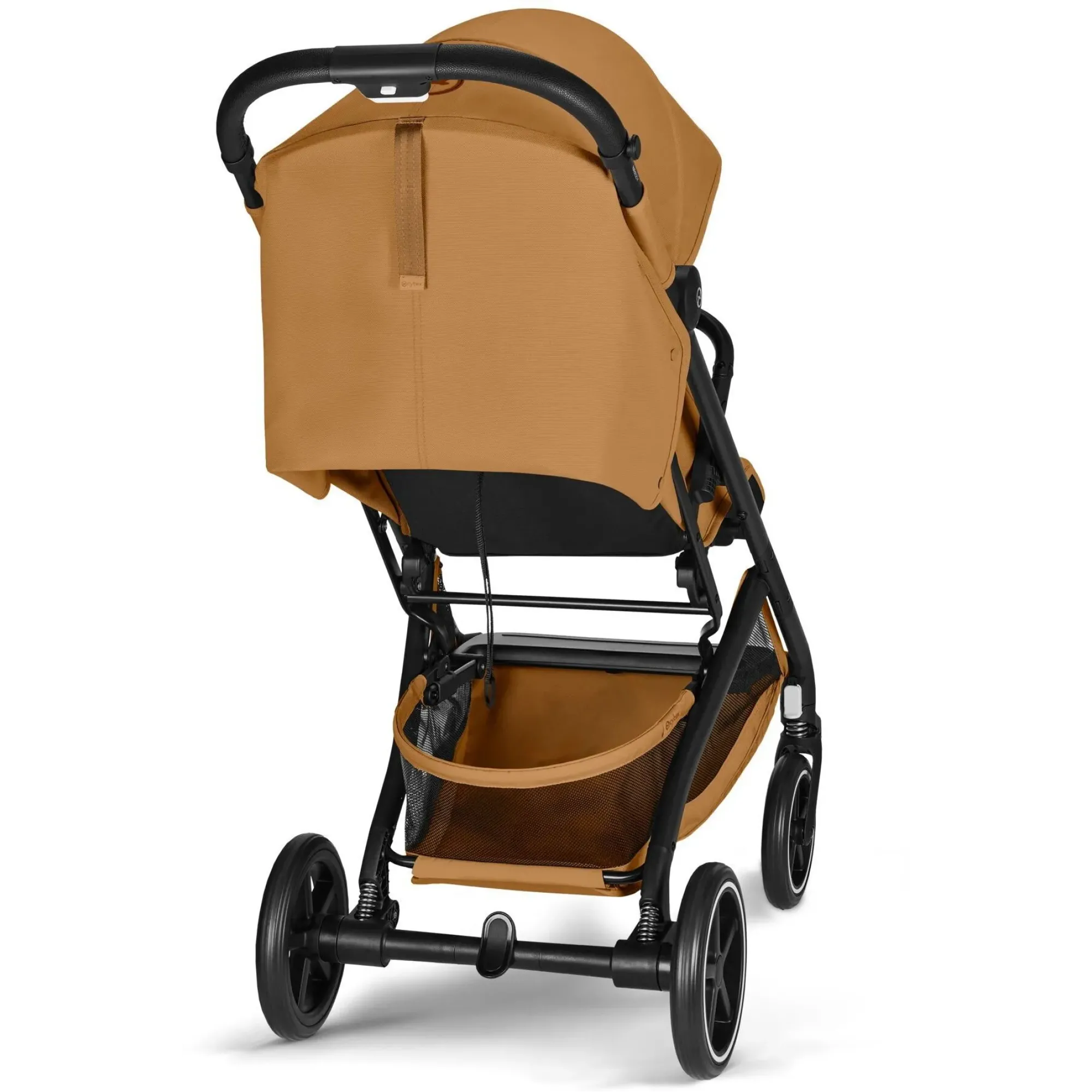 Прогулянкова коляска Cybex Beezy Cinnamon Yellow (з бампером)