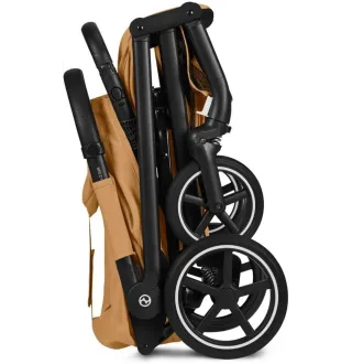 Прогулянкова коляска Cybex Beezy Cinnamon Yellow (з бампером)