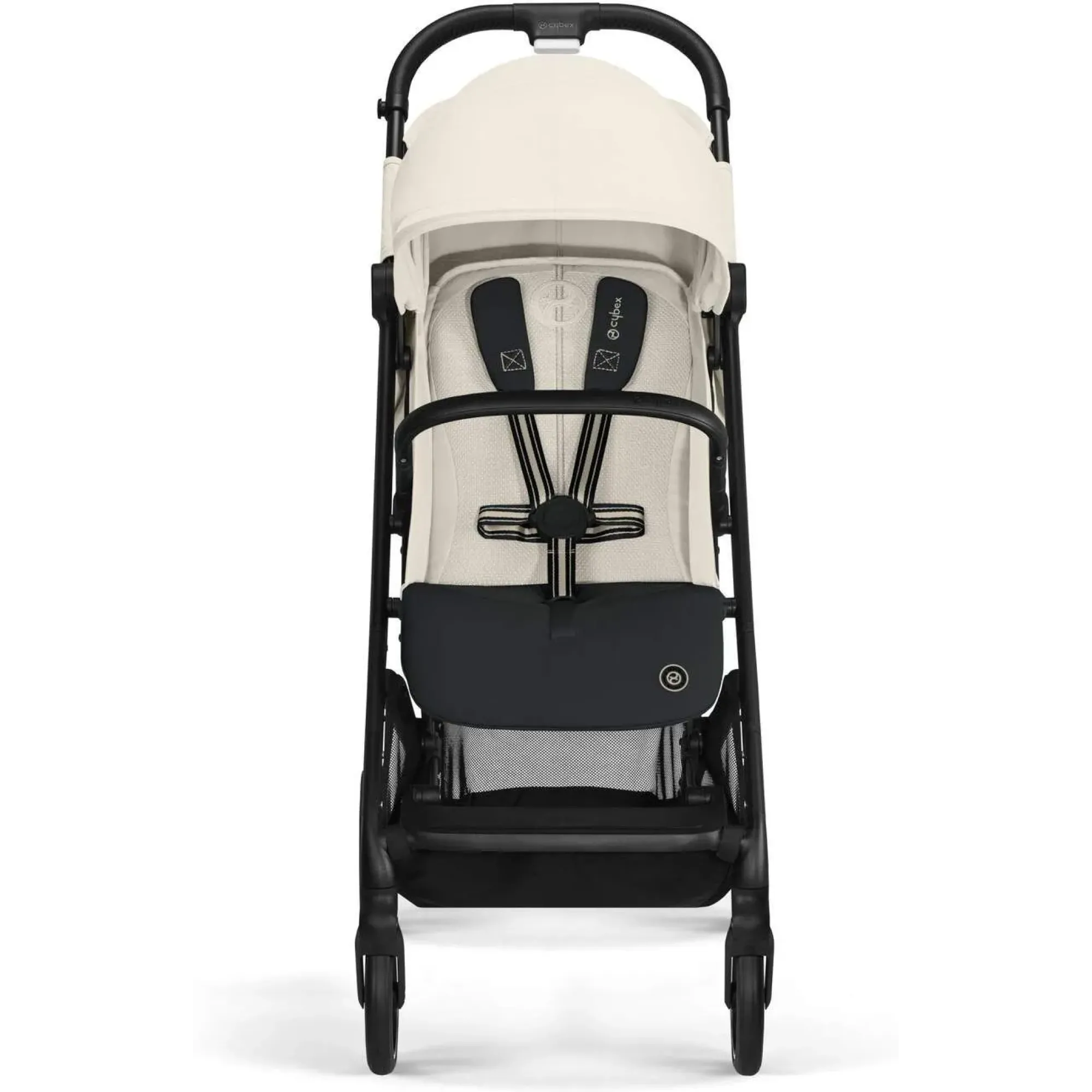 Прогулянкова коляска Cybex Beezy Canvas White (з бампером)