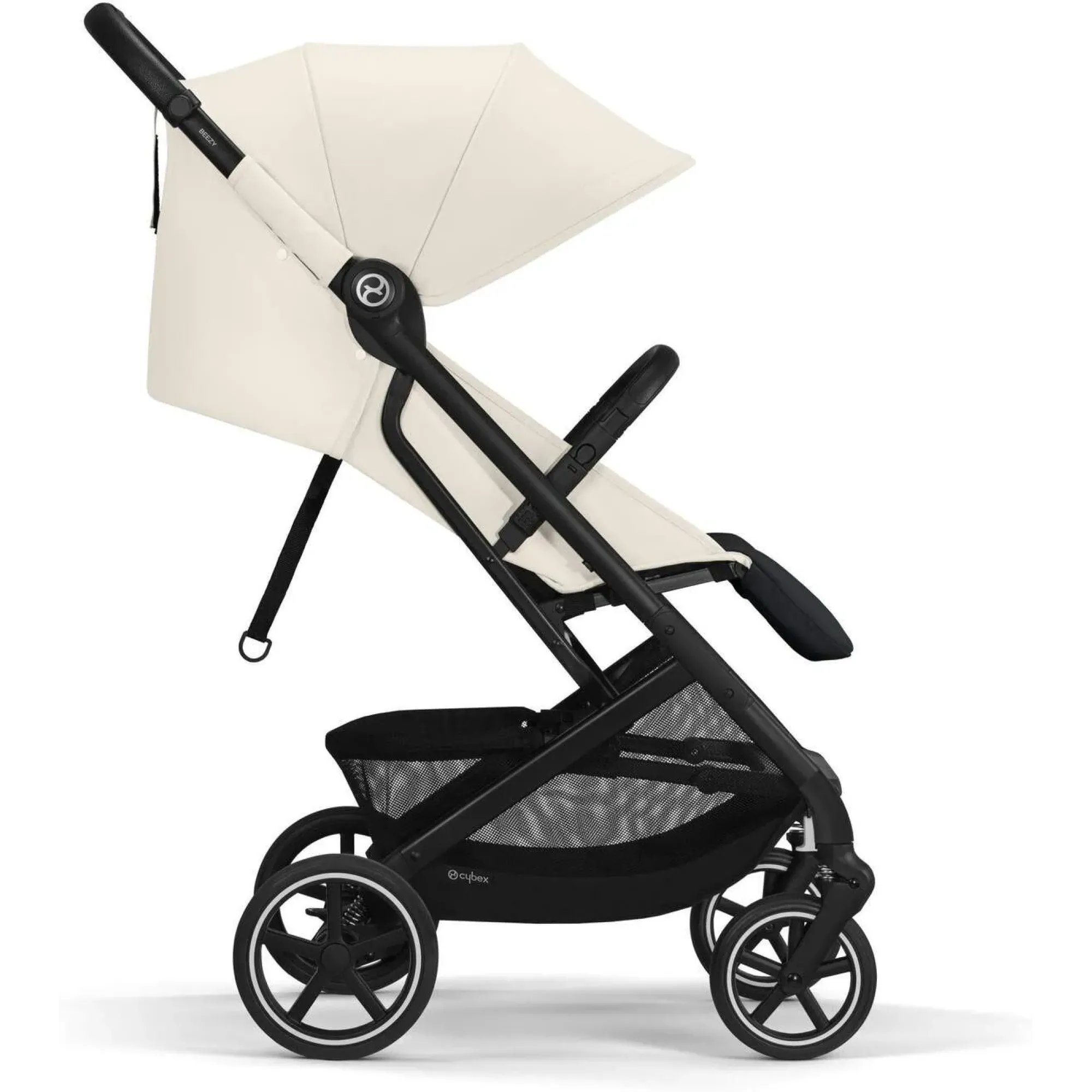 Прогулянкова коляска Cybex Beezy Canvas White (з бампером)