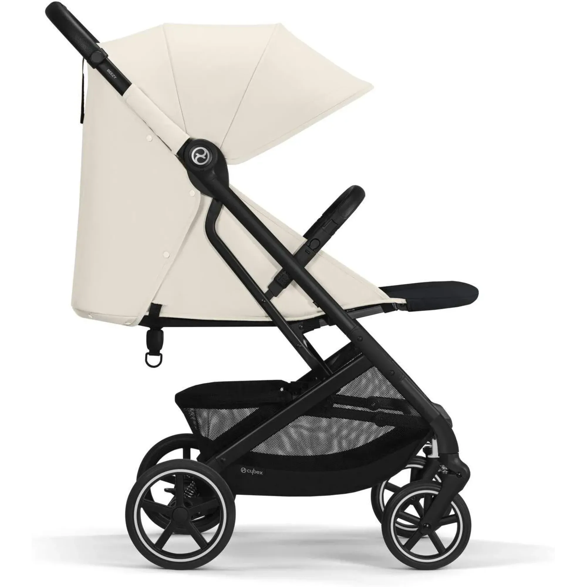 Прогулянкова коляска Cybex Beezy Canvas White (з бампером)