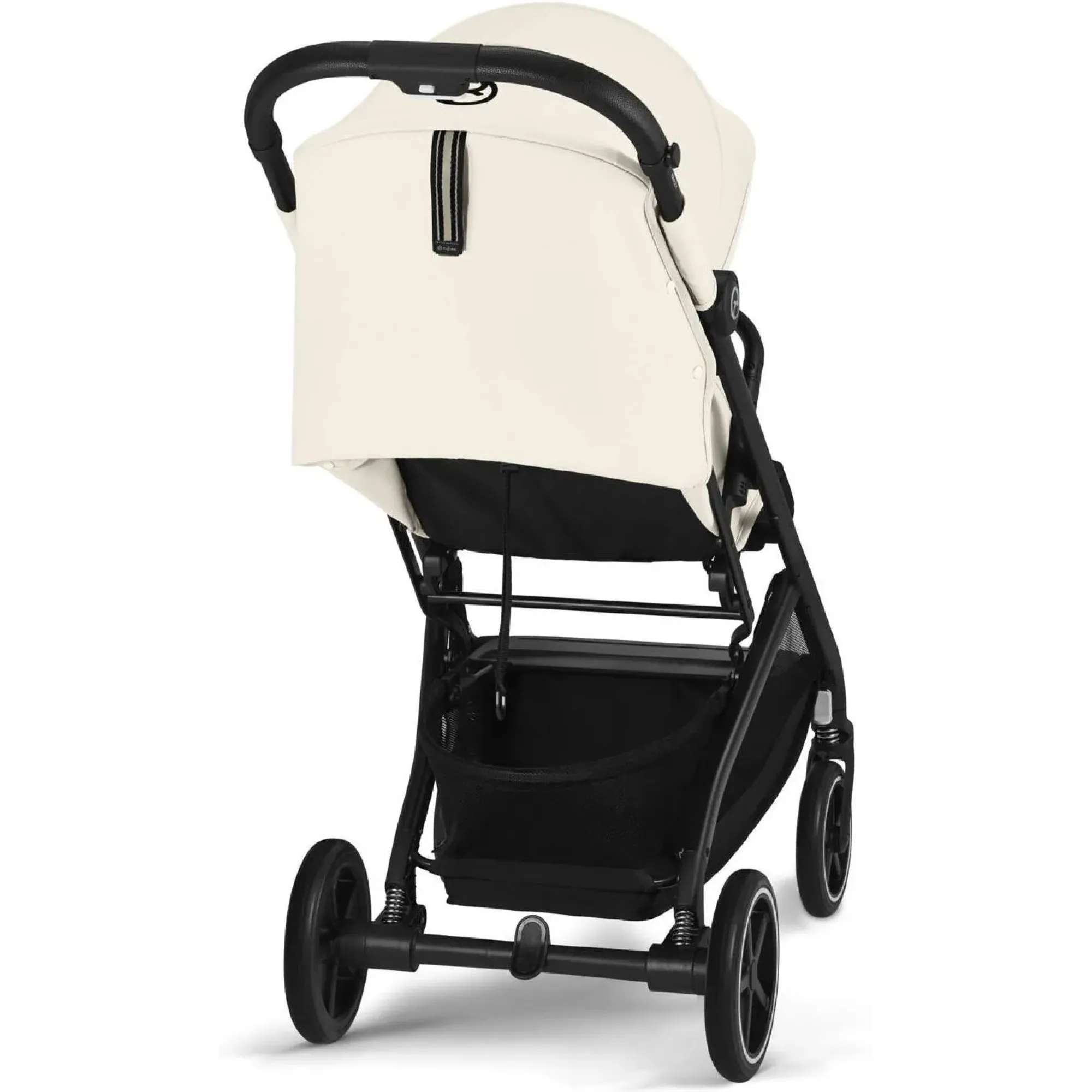Прогулянкова коляска Cybex Beezy Canvas White (з бампером)