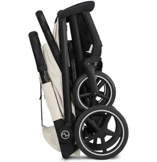 Прогулянкова коляска Cybex Beezy Canvas White (з бампером)