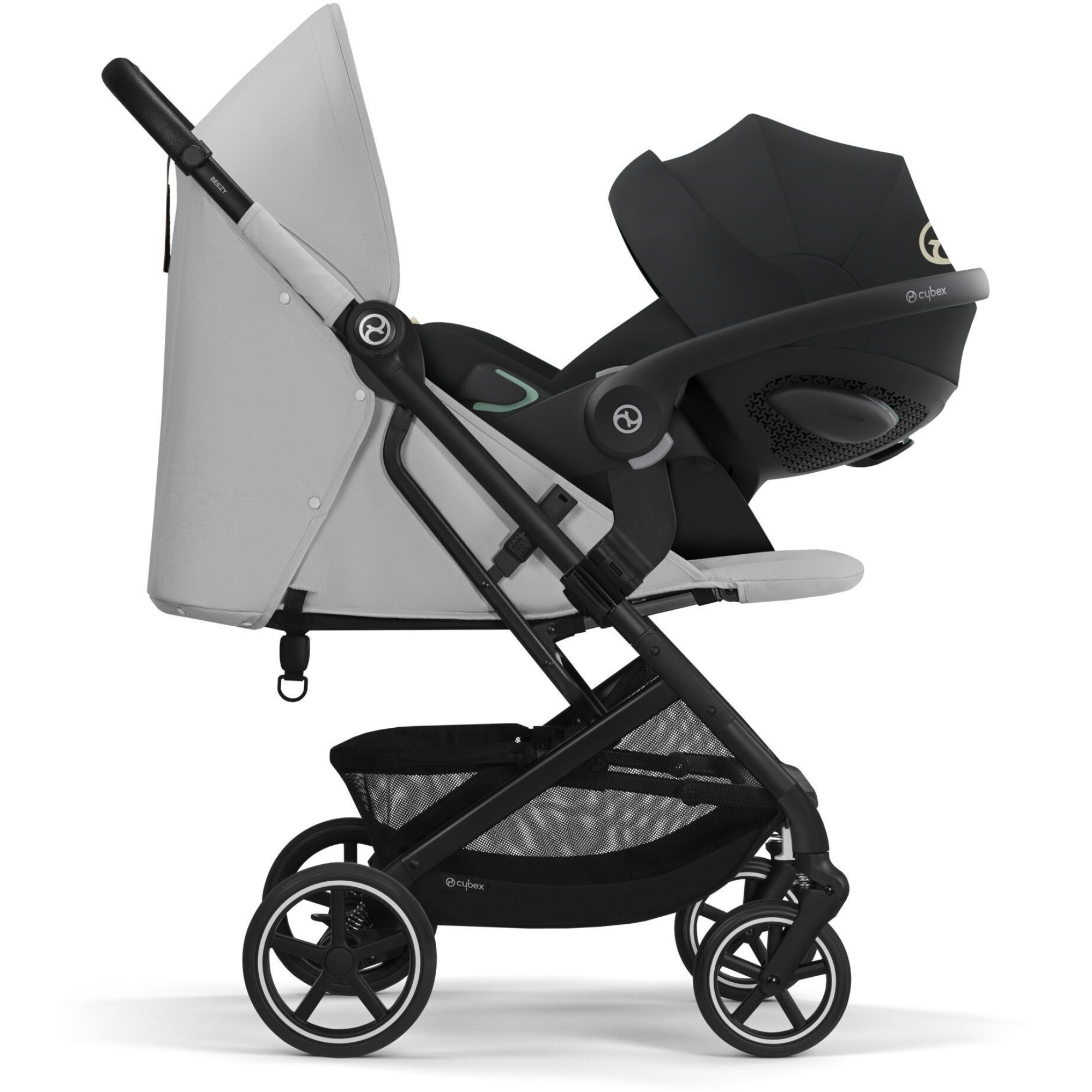 Прогулянкова коляска Cybex Beezy Fog Grey (з бампером)