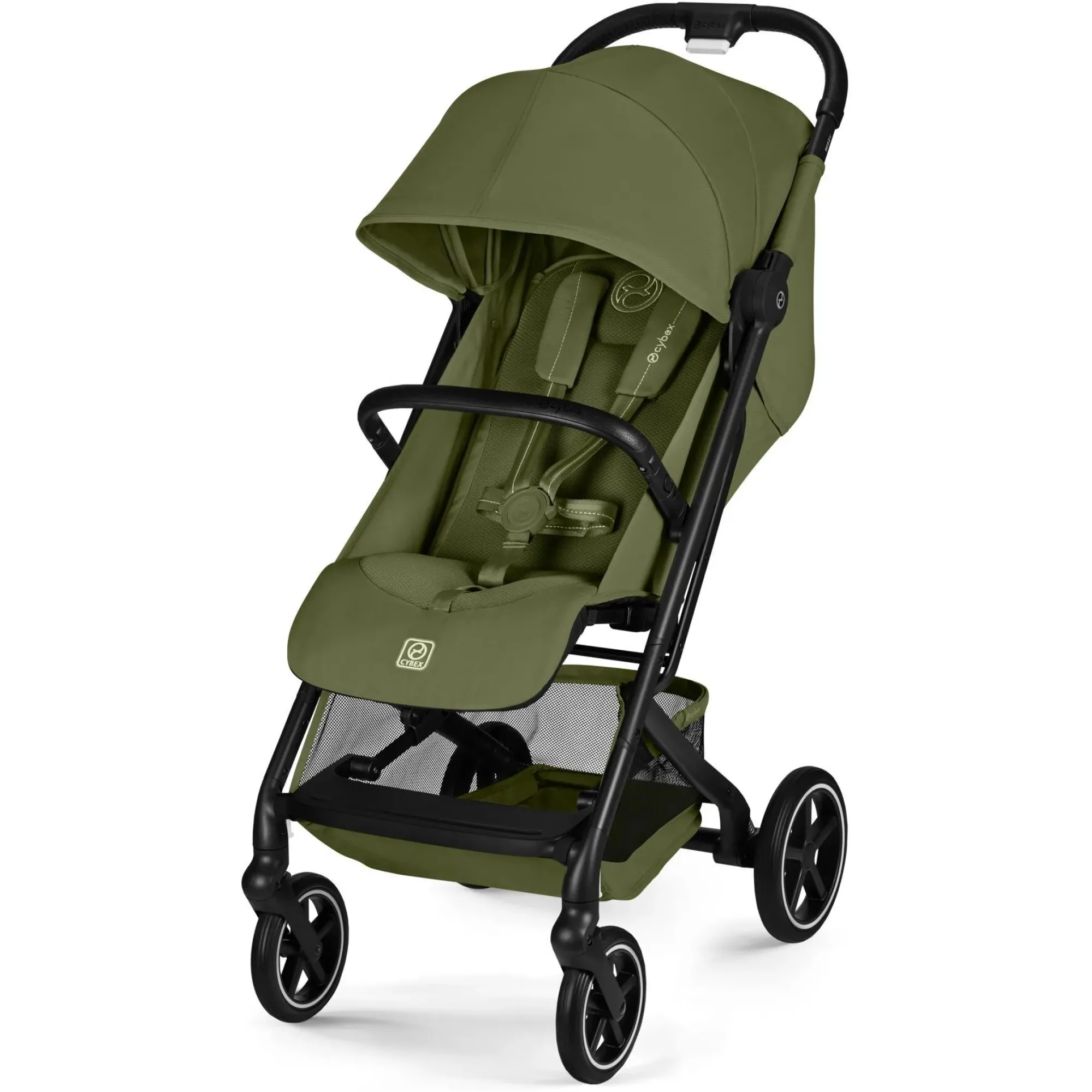 Прогулянкова коляска Cybex Beezy Moss Green (з бампером)