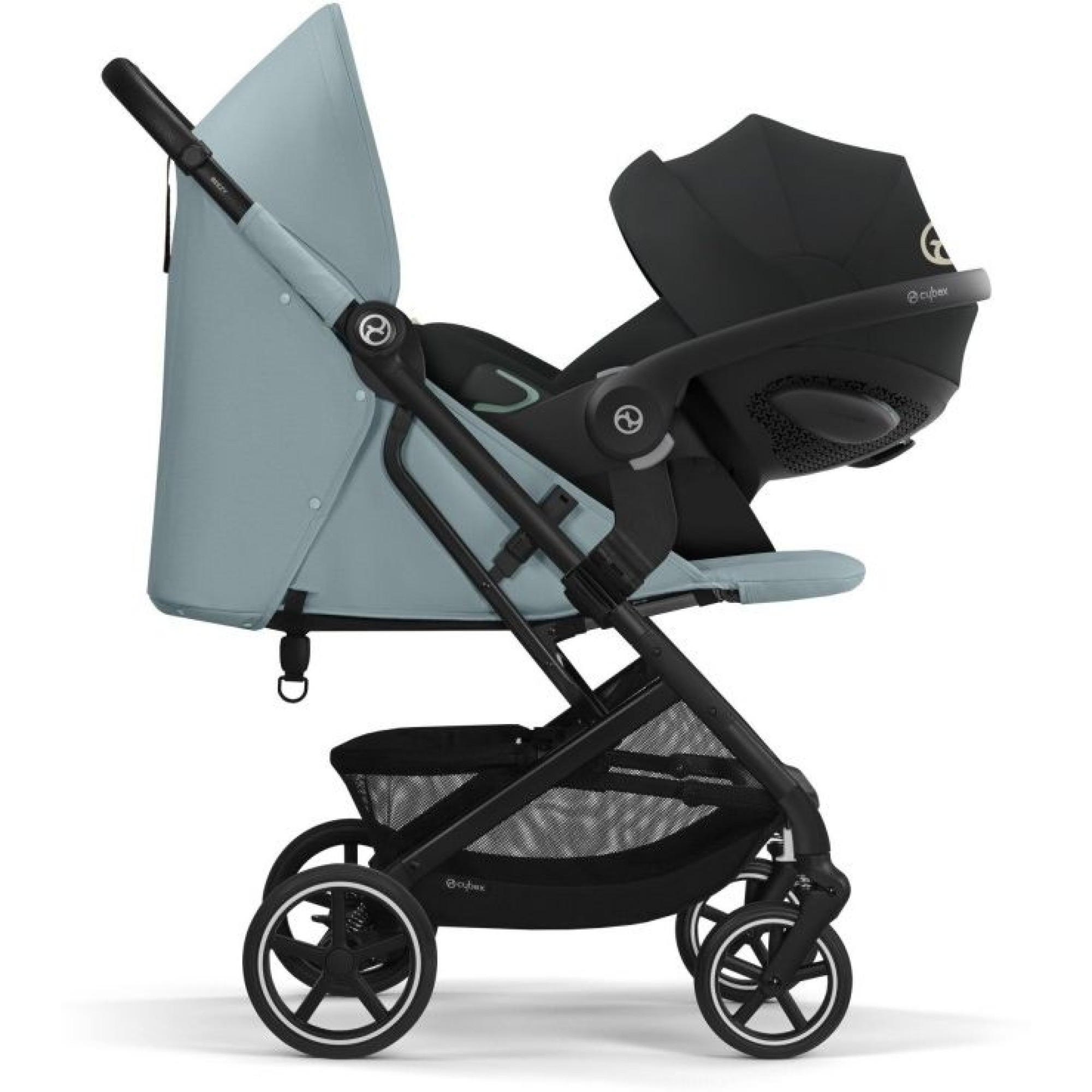 Прогулянкова коляска Cybex Beezy Stormy Blue (з бампером)
