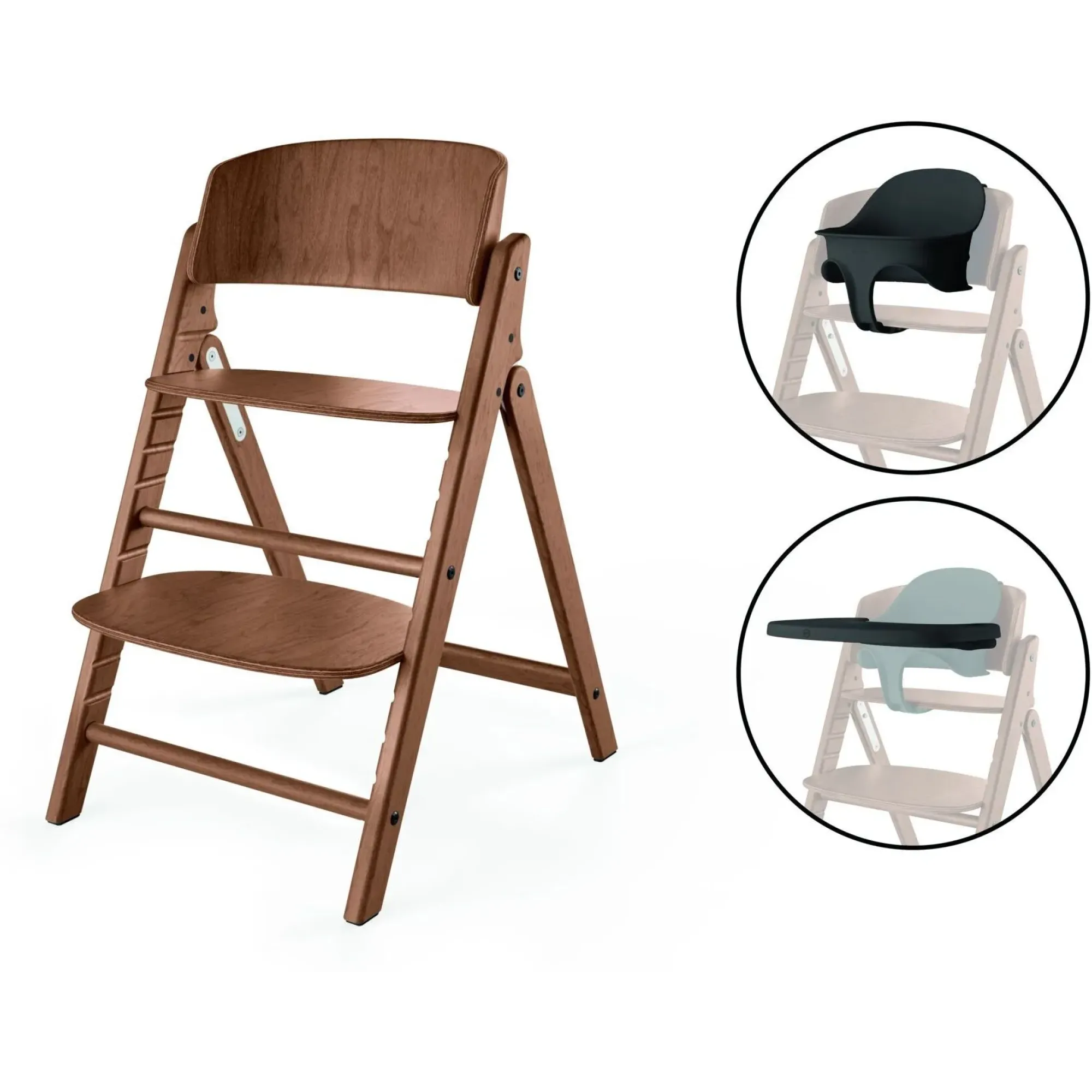 Стільчик для годування 3в1 Cybex Click&Fold All Natural Dark
