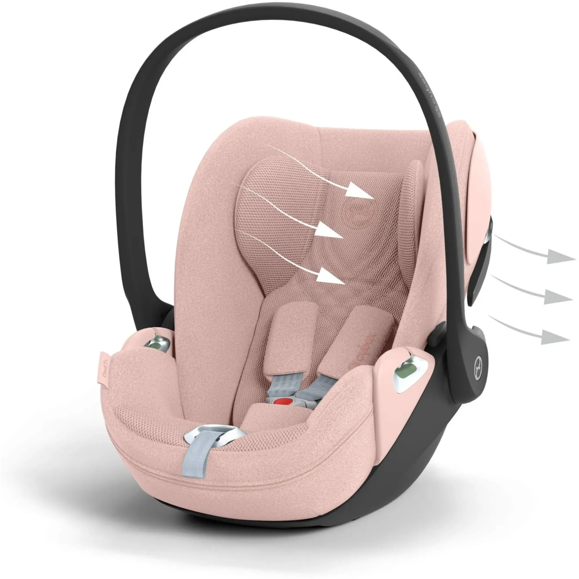 Автокрісло Cybex Cloud T i-Size Plus Peach Pink