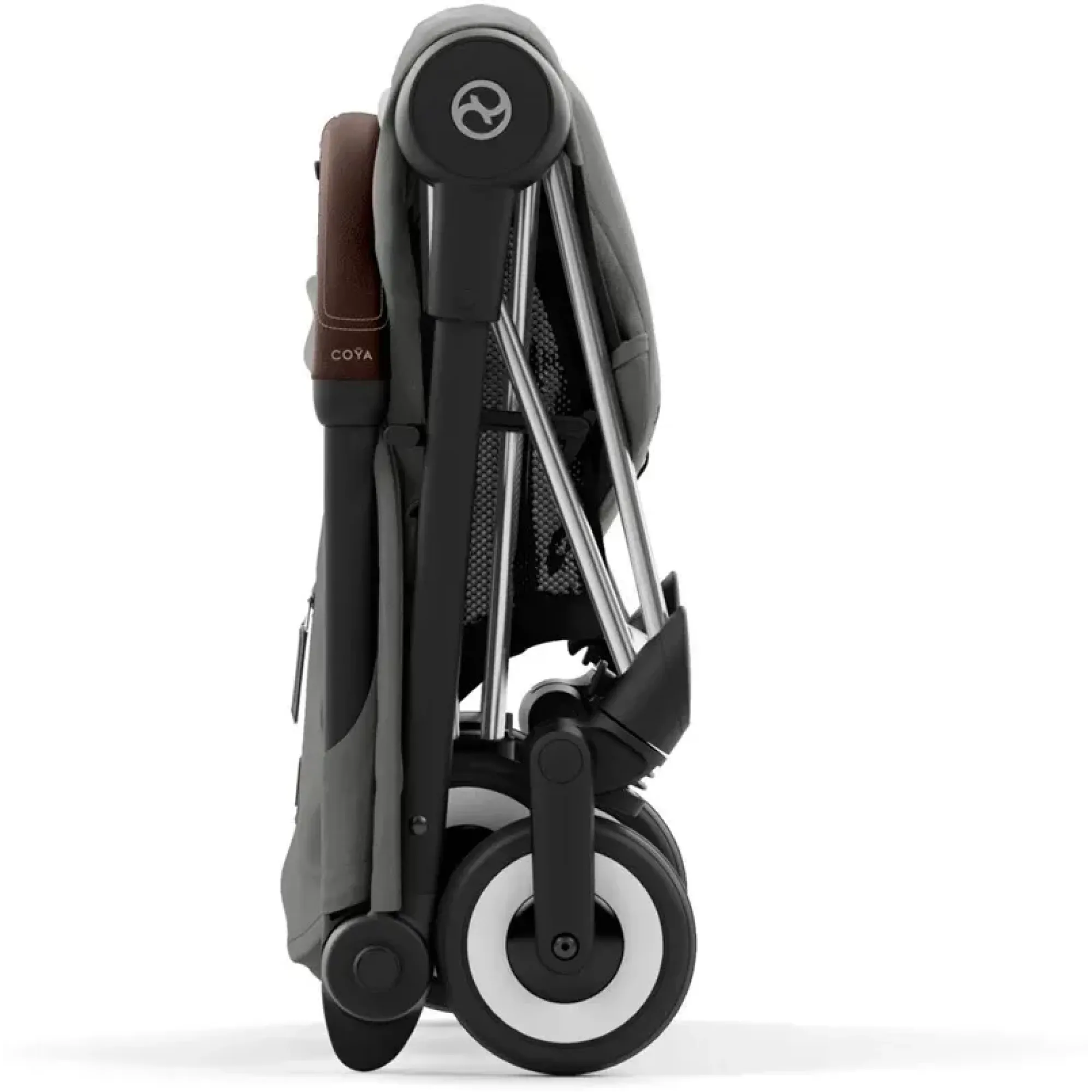 Прогулянкова коляска Cybex Coya Chrome Dark Brown Mirage Grey