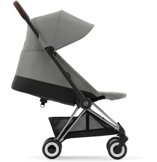 Прогулянкова коляска Cybex Coya Chrome Dark Brown Mirage Grey