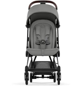 Прогулянкова коляска Cybex Coya Chrome Dark Brown Mirage Grey