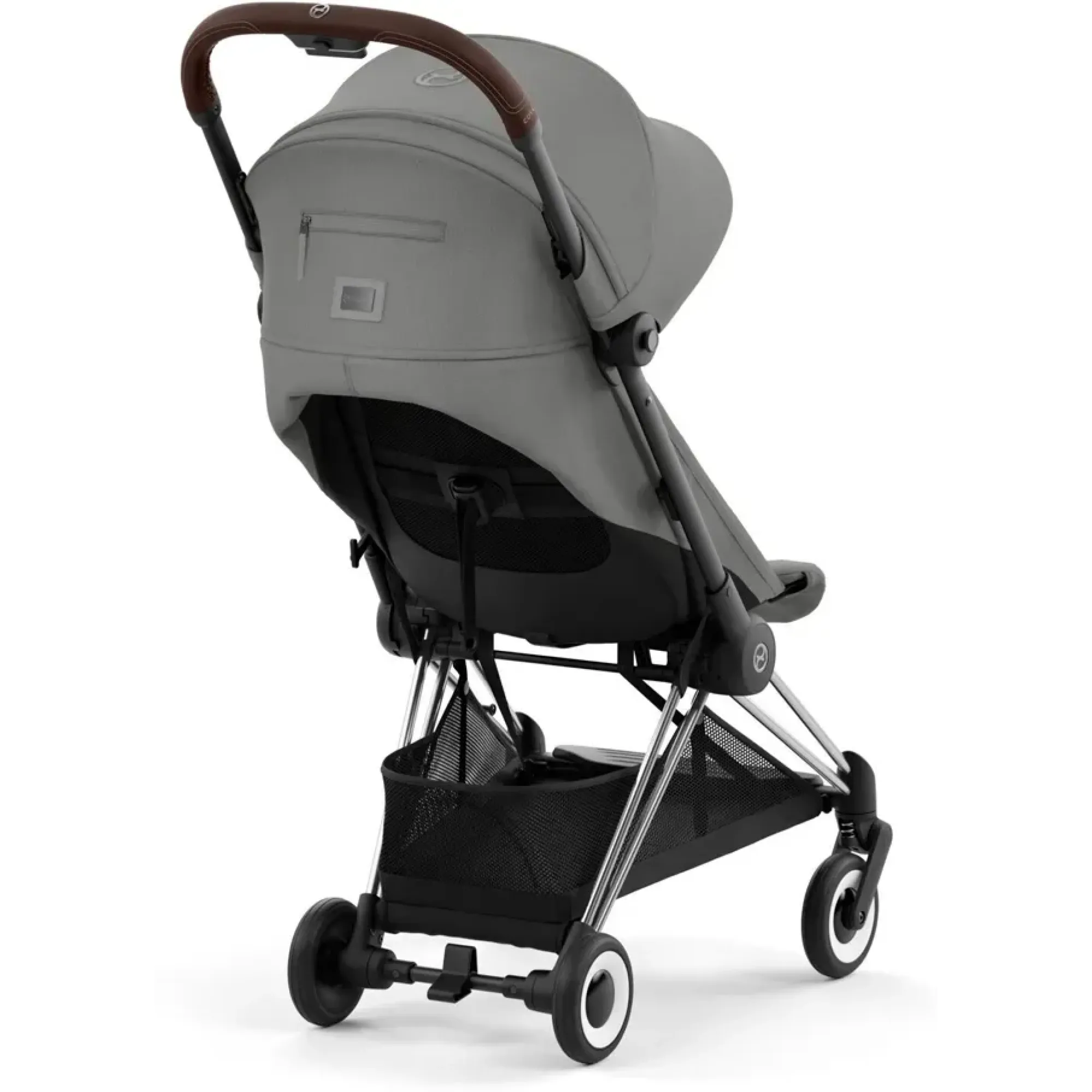 Прогулянкова коляска Cybex Coya Chrome Dark Brown Mirage Grey