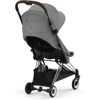 Прогулянкова коляска Cybex Coya Chrome Dark Brown Mirage Grey