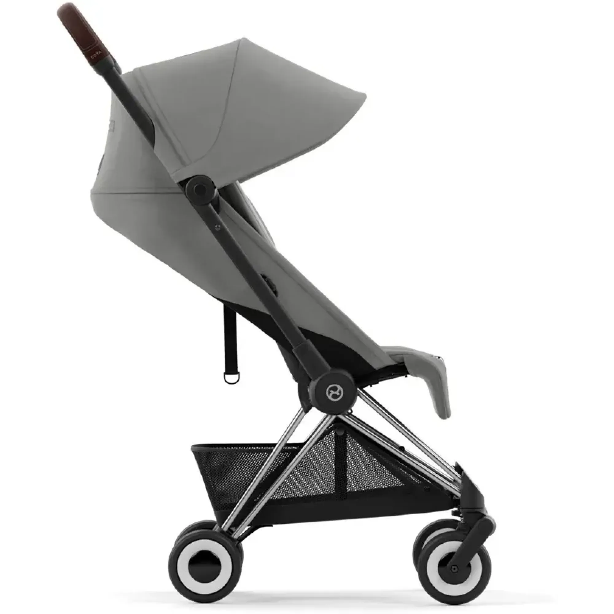 Прогулянкова коляска Cybex Coya Chrome Dark Brown Mirage Grey