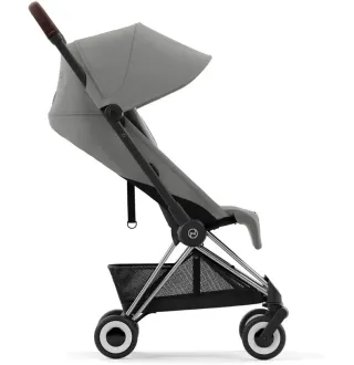 Прогулянкова коляска Cybex Coya Chrome Dark Brown Mirage Grey