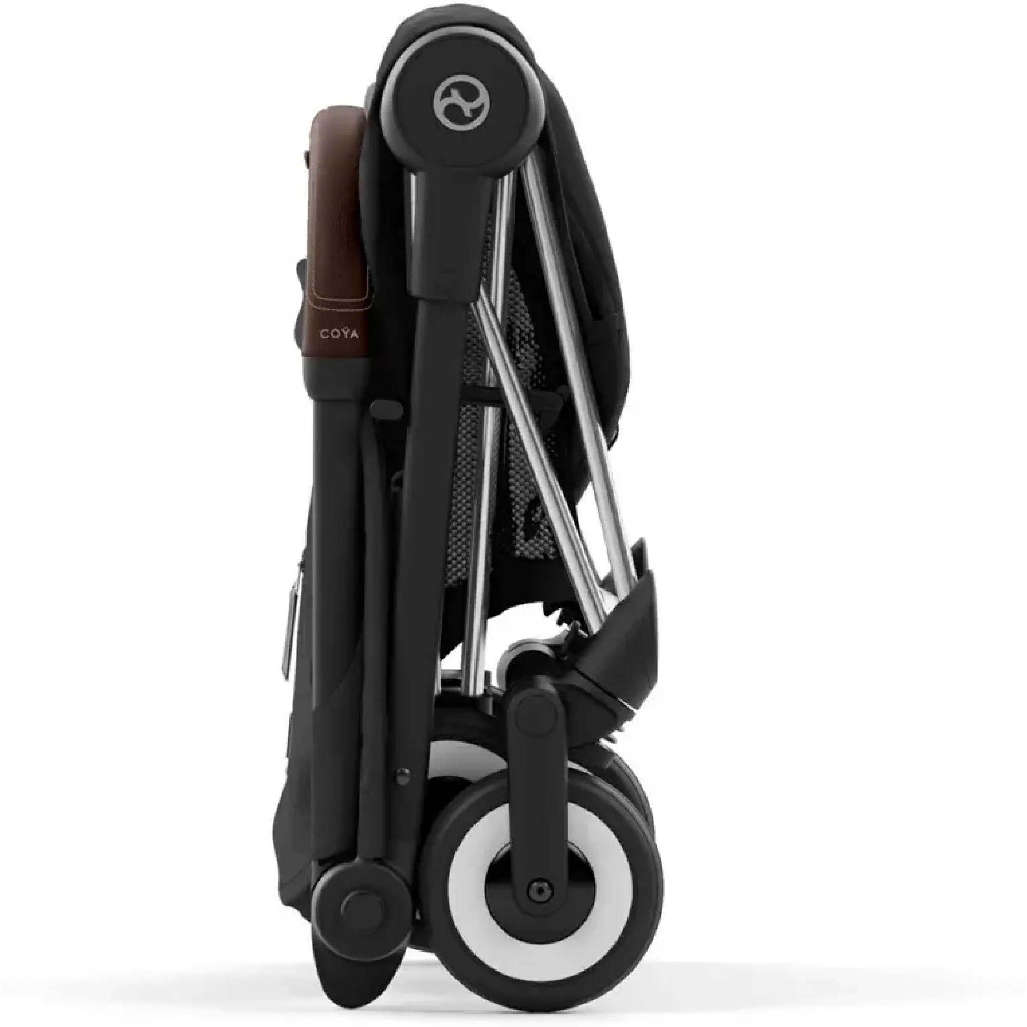 Прогулянкова коляска Cybex Coya Chrome Dark Brown Sepia Black