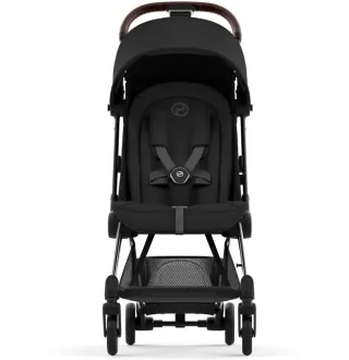 Прогулянкова коляска Cybex Coya Chrome Dark Brown Sepia Black
