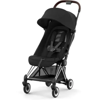 Прогулянкова коляска Cybex Coya Chrome Dark Brown Sepia Black