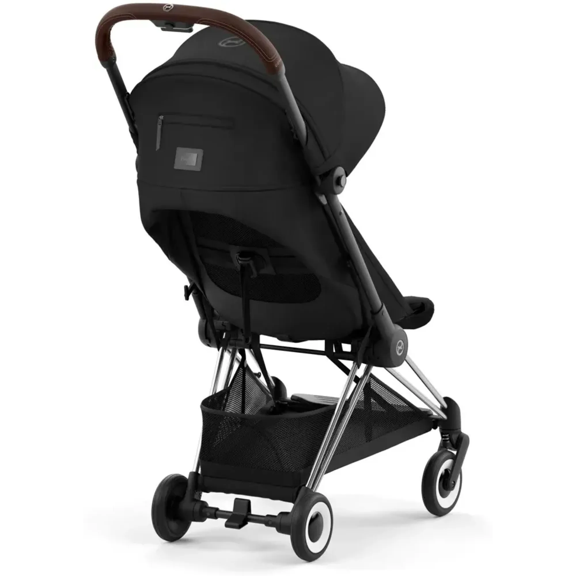 Прогулянкова коляска Cybex Coya Chrome Dark Brown Sepia Black