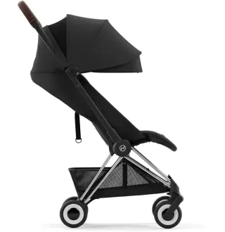 Прогулянкова коляска Cybex Coya Chrome Dark Brown Sepia Black