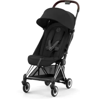 Прогулянкова коляска Cybex Coya Chrome Dark Brown Sepia Black Прогулянкова коляска Cybex Coya Chrome Dark Brown Sepia Black