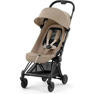 Прогулянкова коляска Cybex Coya Matt Black Cozy Beige