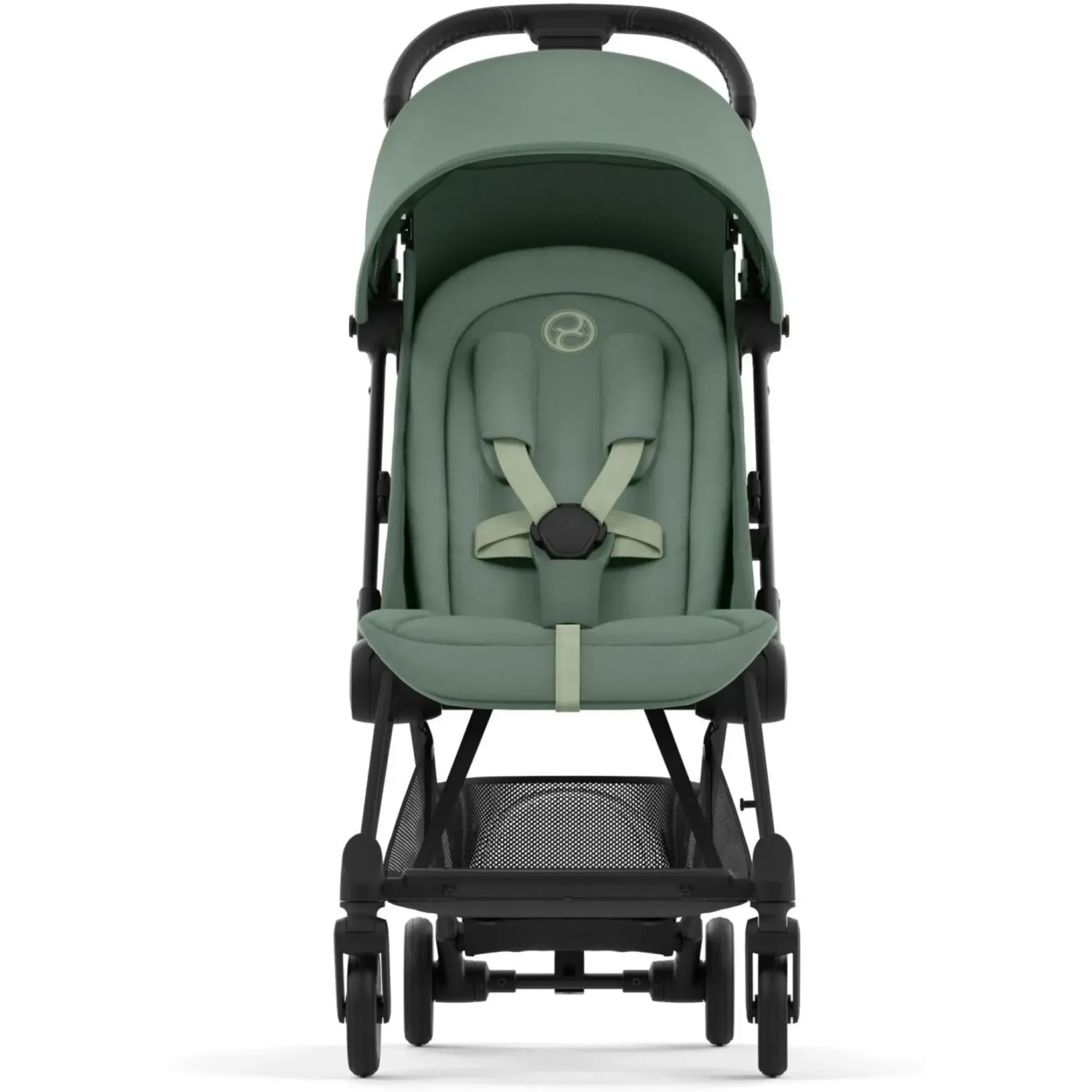 Прогулянкова коляска Cybex Coya Matt Black Leaf Green