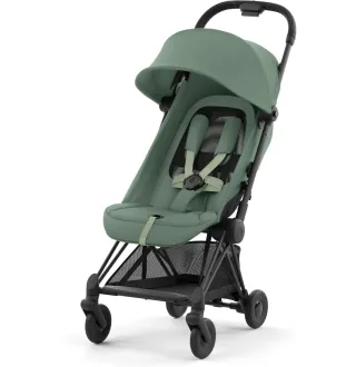 Прогулянкова коляска Cybex Coya Matt Black Leaf Green