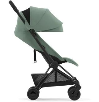 Прогулянкова коляска Cybex Coya Matt Black Leaf Green