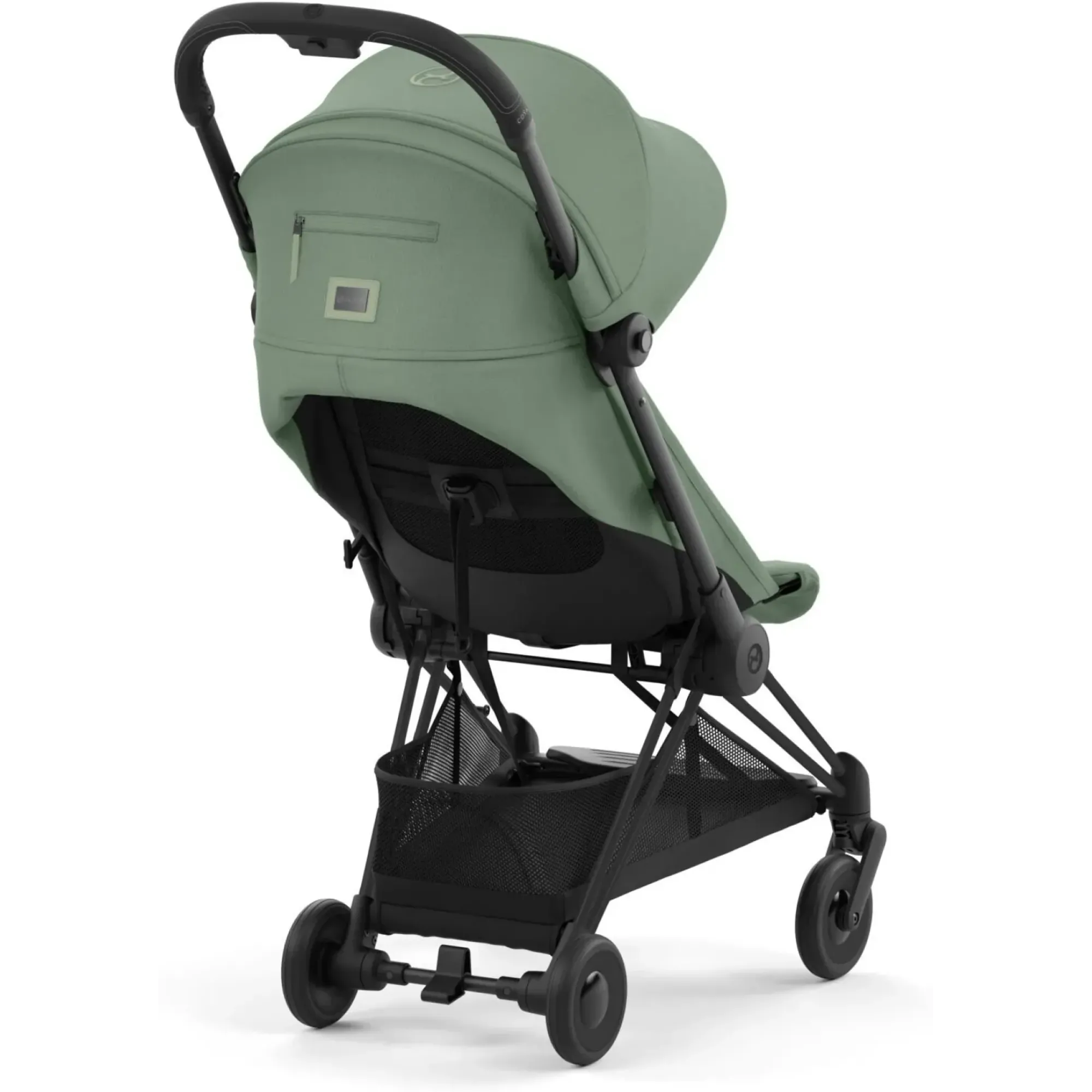 Прогулянкова коляска Cybex Coya Matt Black Leaf Green