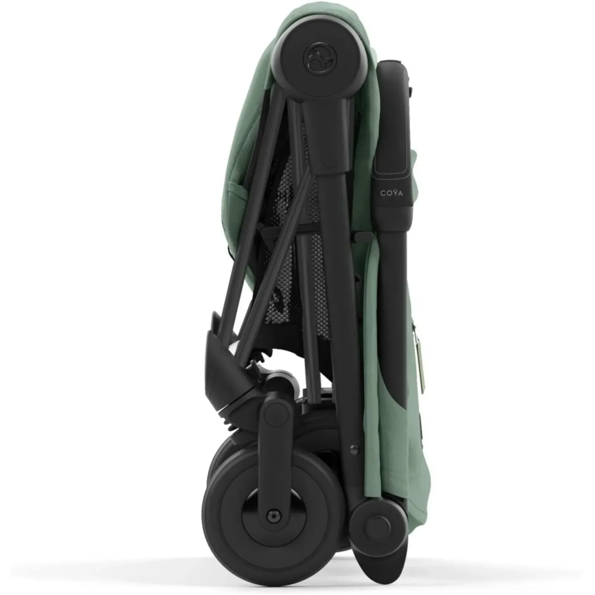 Прогулянкова коляска Cybex Coya Matt Black Leaf Green